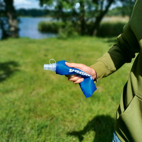 soft flask 250 ml niebieski